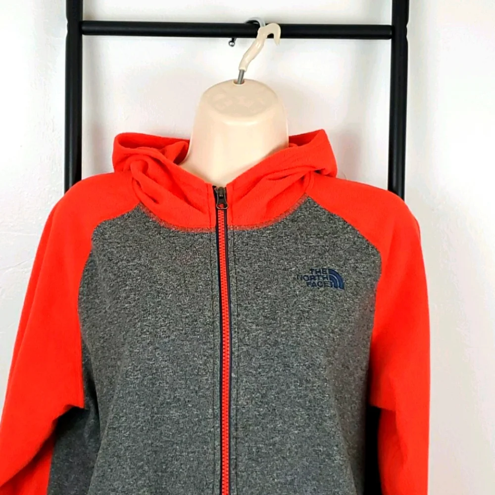 The North Face full zipper hoodie jacket boys size XL